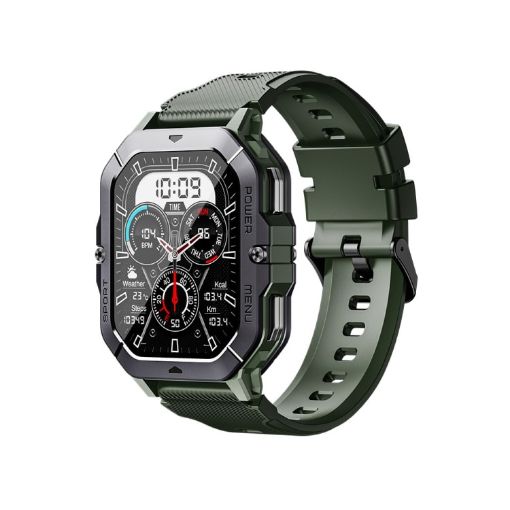 LEMFO C28 Sport Smart Watch - Bluetooth Call, Sleep Monitor - Green - 1