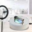 15cm Spinning Display Stand with Gradient Color Lights for Glass Art - 2