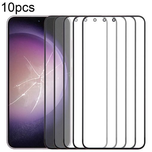 Samsung Galaxy S23 SM-S911B Front Screen Outer Glass Lens with OCA - 10pcs - 1