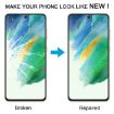 Samsung Galaxy S21 FE SM-G990B Front Screen Glass Lens with OCA Adhesive - 6
