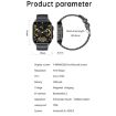 LEMFO HK95 1.952" BT5.0 IP68 Sport Smart Watch - Gold - 2
