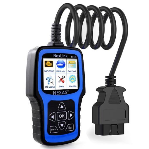 Nexas NL101 OBD2 Scanner & Battery Tester - Universal Diagnostic Tool - 1