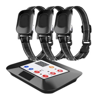 Wireless Dog Trainer Electric Shock Collar - Black - 1