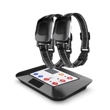 Wireless Dog Trainer Electric Shock Collar (Black) - 1
