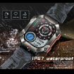 LEMFO KR80 2.0" Sport Smart Watch - White+Orange - 4