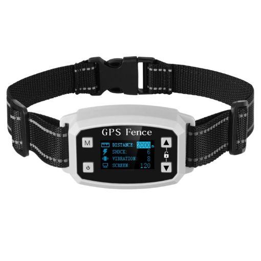Wireless Electronic Dog Fence GPS Pet Shock Collar (White) - 1