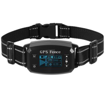Wireless Electronic Dog Fence & Trainer Shock Collar (Black) - 1
