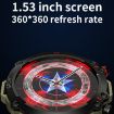 LEMFO TF10 Pro 1.53" Sport Smart Watch - Silver - 3