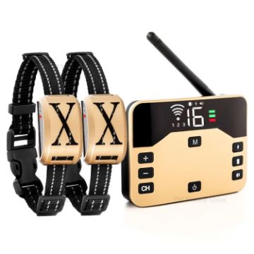Wireless Pet Electronic Fence Dog Collar Remote Control Trainer - 1