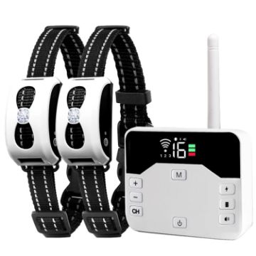 Wireless Pet Electronic Fence Dog Collar Remote Control Trainer - 1
