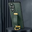 For Honor 200 Pro SULADA PC Leather Texture Phone Case Green - 1