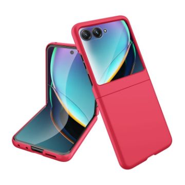 Motorola Razr 50 Ultra Skin Feel Oil Spray Phone Case (Red) - 1
