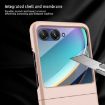Motorola Razr 50 Ultra Skin Feel Oil Spray Integrated PC Phone Case Gold - 3