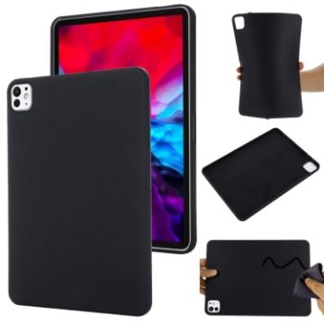 iPad Pro 13 2024 Liquid Silicone Shockproof Tablet Case - Black - 1