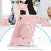 iPad 10th Gen 10.9 2022 Rotation Handle Holder Silicone Hybrid PC Tablet Case - 6