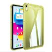 Clear Acrylic Hybrid TPU Tablet Case for iPad 10th Gen 10.9 2022 (Yellow) - 1