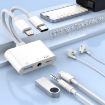 NK-109Pro USB-C/Type-C+8 Pin to USB+3.5mm Audio Adapter - 6