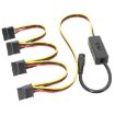 Adapter DC 5.5 x 2.5mm To SATA Power Cable - One To Four Adapter - 1