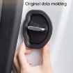 4pcs/Set Tesla Model 3/Y Door Latch Cover - Black - 6