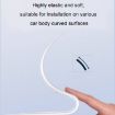 HAOCAI 40cm Car Door Anti-collision Strip Bumper Protector, Black - 3