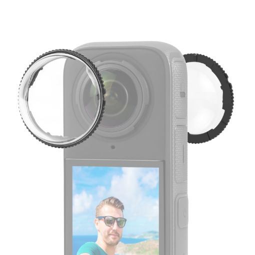 Insta360 X4 PULUZ Lens Guard Protective Cover Transparent - 1