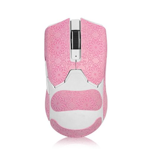 Snowflake Pattern Anti-slip Mouse Stickers for Razer Viper V2 Pro Pink - 1