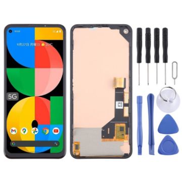 Google Pixel 5a 5G LCD Screen with Digitizer Assembly (Black) - 1
