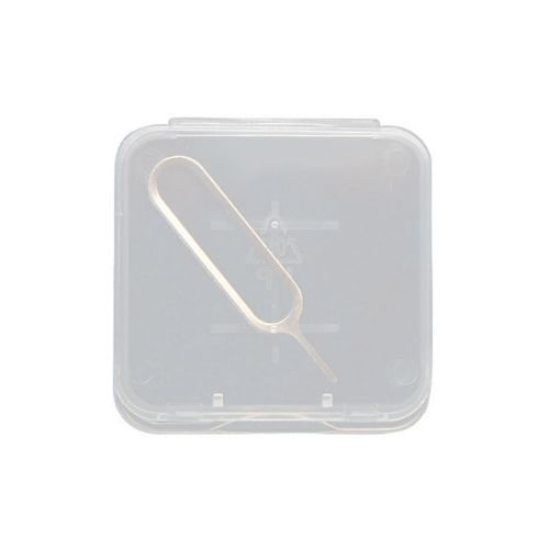 Cell Phone SIM Card Removal Pin Memory Card Holder With Storage Case - 1