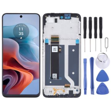 Motorola Moto G34 OEM LCD Screen Digitizer Assembly with Frame - 1