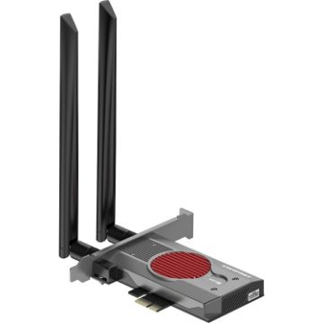 COMFAST BE200MAX 8774Mbps WiFi7 Network Card Bluetooth 5.4 Tri-Band PCIE - 1