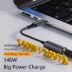 140W Computer Charging Adapter - DC 7.4 x 0.6mm to USB-C/Type-C - 3