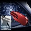 Black Aluminum Alloy Car Safety Hammer - Window Breaker - 5