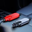 Red Aluminum Alloy Car Safety Hammer Window Breaker - 2
