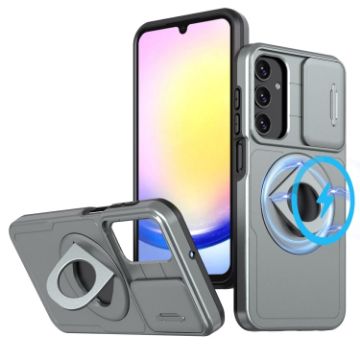 Samsung Galaxy A34 5G Camshield MagSafe Ring Holder Armor Phone Case - 1