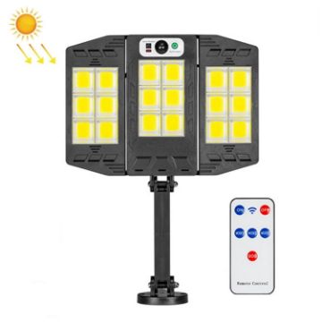 E-SMARTER W796-6 Solar Induction Wall Light with Remote Control - 1