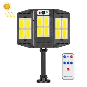 E-SMARTER W796-4 Solar Induction Wall Light with Remote Control - 1