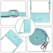 Blackview Shark 8 Cat Rat Embossed Pattern RFID Leather Phone Case - Mint Green - 2