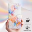 Marble Pattern Flip Leather Phone Case for vivo Y55s 5G/Y55 5G/Y75 5G - 5
