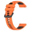 For Honor Watch GS Pro 22mm Silicone Band - Orange+Black - 2