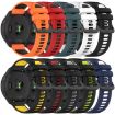 For Honor Watch GS Pro 22mm Silicone Band - Orange+Black - 4
