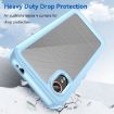 Samsung Galaxy XCover 7 Colorful Series Acrylic Hybrid TPU Phone Case Blue - 3