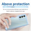Samsung Galaxy M15 Colorful Series Acrylic Hybrid TPU Phone Case Blue - 4