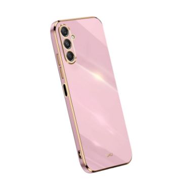 Samsung Galaxy M34 5G XINLI Straight Edge 6D Electroplate TPU Phone Case - 1