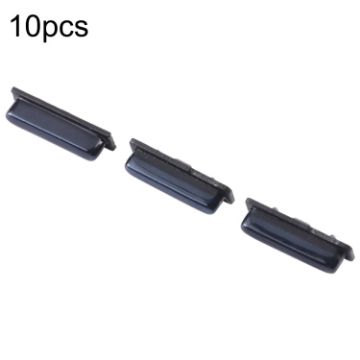 10pcs Power + Volume Buttons for Samsung Galaxy A7 2018 SM-A750 (Black) - 1