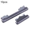 10pcs Power + Volume Buttons for Samsung Galaxy S21 FE 5G SM-G990 (Black) - 1