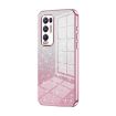 OPPO Reno5 Pro+ Pink Glitter Electroplated Phone Case - 1