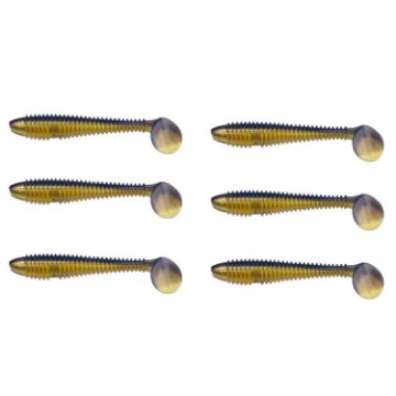 HENGJIA Spaghetti Worm T-Tail Soft Bait Fishing Lures (Color 2) - 1