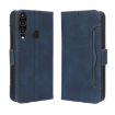 Orbic Magic 5G R678EL Leather Phone Case (Blue) - Card Slots, Calf Texture - 2
