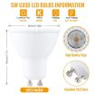 GU10-7LED 5W 2835COB LED Spotlight, Warm White - 5