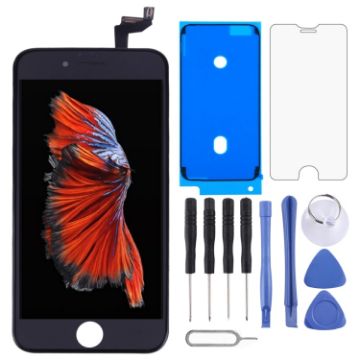 iPhone 6s TFT LCD Screen Digitizer Full Assembly with Frame - Black - 1